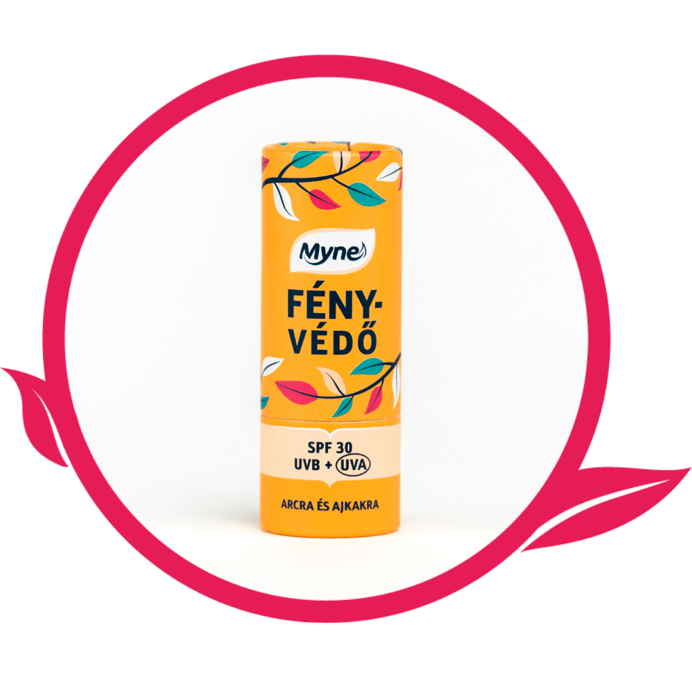 Fényvédő arckrém és ajakápoló stift málnamagolajjal - SPF 30 - 30g